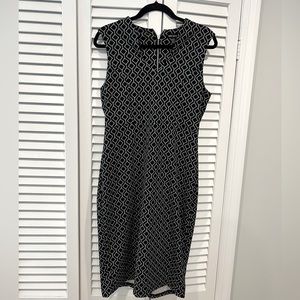 Nina Leonard Pencil Dress Womens Large Business Casual